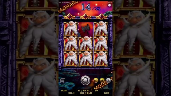 【オンラインカジノ】battle dwarf Ragnarok mode BIGWIN minimum bet €0.2⇒€○○○!! amazing! 【online casino】