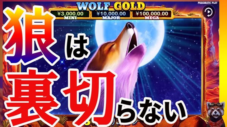 #176【オンラインカジノ｜スロット】狼は裏切らない｜WOLF GOLD