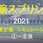 【競馬予想2021】函館スプリントS（GⅢ）札幌1200mシミュレーション枠順確定後6パターン（①～⑥良）【WP9】20210611