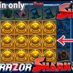 ×1132 事故【Razor Shark】オンラインカジノ スロット 【フリースピンのみダイジェスト】#11