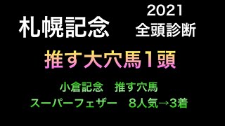 【競馬予想】　札幌記念　2021 全頭診断　事前予想