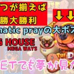 【オンラインカジノ】DOG HOUSEは犬出せたら勝ち！！【リプレイ動画】