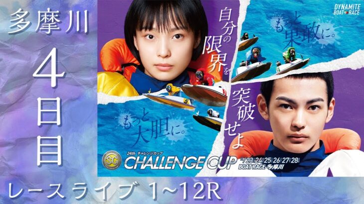 【ボートレースライブ】多摩川SG 第24回チャレンジカップ/G2レディースCC 4日目 1～12R