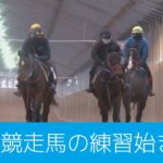 競走馬のトレーニング開始　４月開幕のホッカイドウ競馬開催に向けて　北海道・日高町