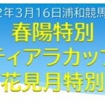 ティアラカップ2022予想｜春陽特別・花見月特別【2022年3月16日浦和競馬予想】