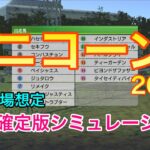 【ユニコーンステークス2022】枠順確定版シミュレーション【競馬】