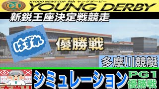 【ボートレース多摩川】G1ヤングダービー　優勝戦　（BOAT RACE GAME）