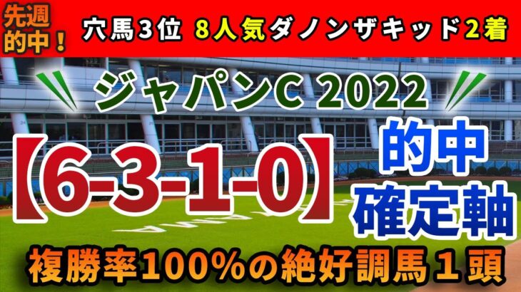 ジャパンカップ2022 競馬YouTuber達が選んだ【軸1頭＋穴2頭】