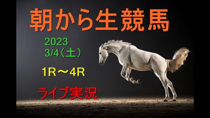 【競馬実況】朝から生競馬　ライブ配信　（阪神→中山）Horse Racing Commentary