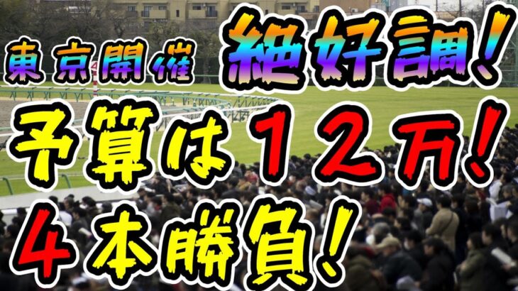 【競馬】　東京開催始まる！　１２万円勝負！