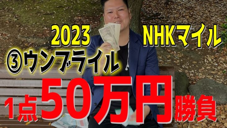 【神回！】1点50万円 ウンブライルに賭けた結果…【2023 NHKマイルカップ】【競馬】