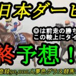 【最終予想】2023日本ダービー！この馬の前走競馬はダービーのために！鞍上にダービーのタイトルを！